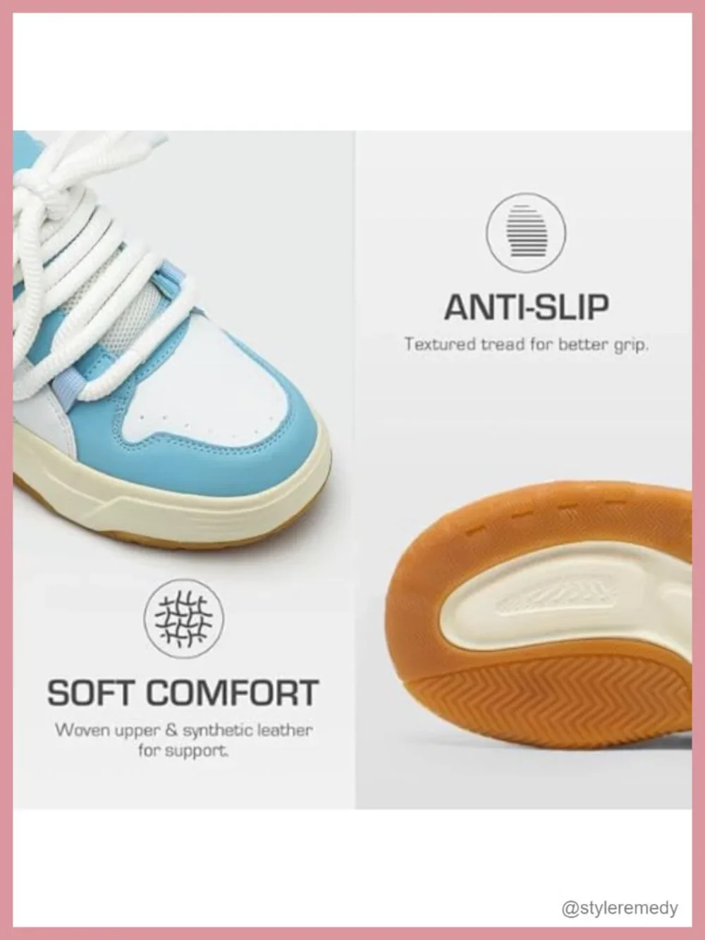 Women's Cushioned Walking Sneakers Non Slip Arch Support Chunky Fashion Shoes
